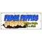 Signmission FUDGE PUPPIES BANNER SIGN puppy belgian waffle sign candy sweets B-96 Fudge Puppies - alternate 1